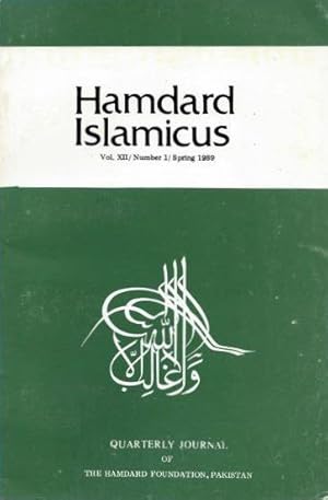 HAMDARD ISLAMICUS: VOL XII / NUMBER 1 / SPRING 1989
