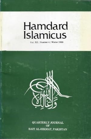 HAMDARD ISLAMICUS: VOL XI / NUMBER 4 / WINTER 1989