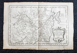 Kupferstich-Landkarte von Bellin. Carte de la Tartarie orientale?.