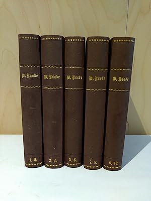 Wilhelm Raabe Bücherei in 10 Bänden und 5 Büchern
