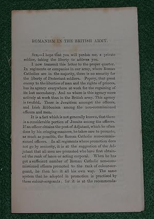 Romanism in the British army