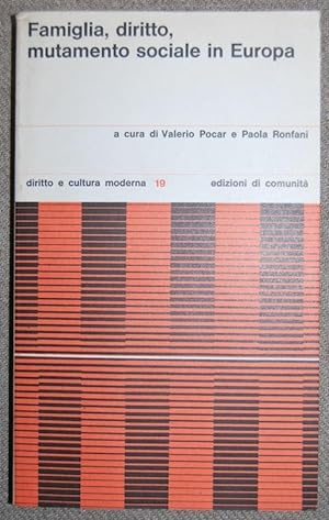 Imagen del vendedor de FAMIGLIA, DIRITTO, MUTAMENTO SOCIALE IN EUROPA a la venta por Fbula Libros (Librera Jimnez-Bravo)