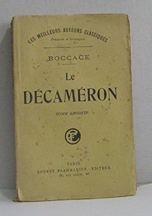 Immagine del venditore per Le dcamron tome second venduto da JLG_livres anciens et modernes