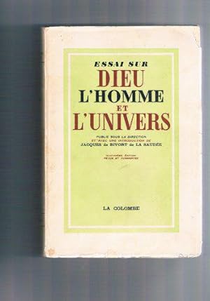 Bild des Verkufers fr Essai sur dieu, l'homme et l'univers zum Verkauf von JLG_livres anciens et modernes