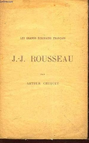 Bild des Verkufers fr J.J. Rousseau / Collection "Les Grands Ecrivains Francais". zum Verkauf von JLG_livres anciens et modernes