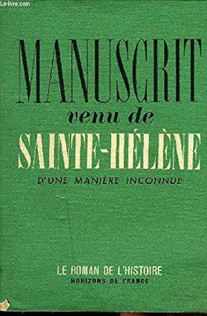 Immagine del venditore per Manuscrit Venu De Sainte Helene D'une Maniere Inconnue. venduto da JLG_livres anciens et modernes