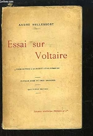 Imagen del vendedor de Essai sur Voltaire - cours professs  la socit des confrences a la venta por JLG_livres anciens et modernes