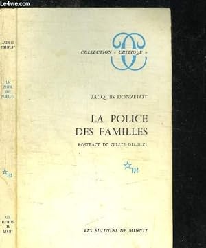 Seller image for LA POLICE DES FAMILLES / COLLECTION CRITIQUE for sale by Le-Livre