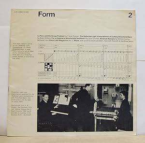 Seller image for Form - No. 2. for sale by Peter Ellis, Bookseller, ABA, ILAB