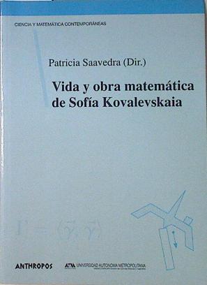 Imagen del vendedor de Vida Y Obra Matemtica De Sofa Kovalevskaia a la venta por Almacen de los Libros Olvidados