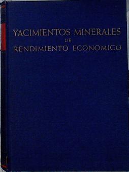 Imagen del vendedor de Yacimientos minerales de rendimiento economico a la venta por Almacen de los Libros Olvidados