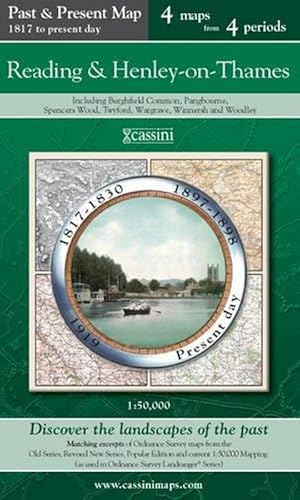 Reading & Henley-on-Thames (PPR-REH): Four Ordnance Survey Maps from Four Periods from Early 19th...