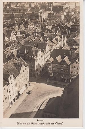 AK Alt-Kassel Blick von der Martinskirche auf die Altstadt