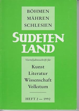 Europäische Kulturenzeitschrift: Sudetenland Böhmen, Mähren, Schlesien Vierteljahresschrift für K...