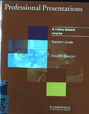 Immagine del venditore per Professional presentations a video-based course: Teacher's Guide venduto da books4less (Versandantiquariat Petra Gros GmbH & Co. KG)