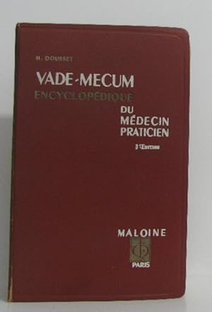 Seller image for Vade-mecum encyclopdique du mdecin praticien for sale by crealivres