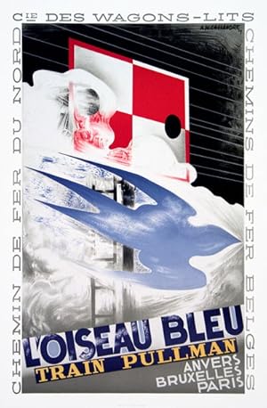 Seller image for A.M. CASSANDRE L'Oiseau Bleu, 1989 for sale by Art Wise