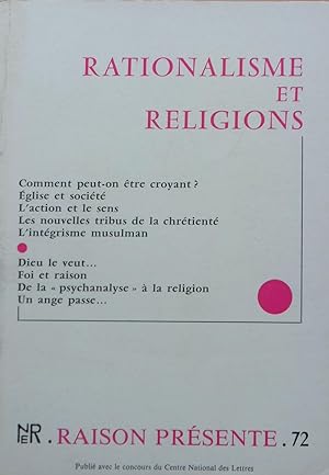 Seller image for RAISON PRSENTE n 72 Rarionalisme et Religions for sale by Bouquinerie L'Ivre Livre