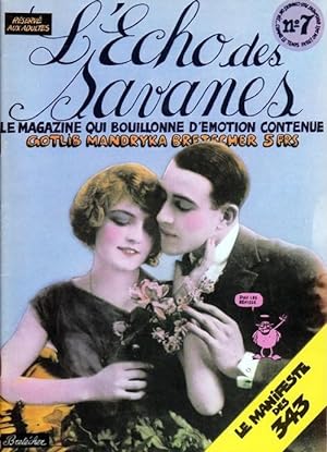 Seller image for L'cho des savanes N7 - Livre d'images rserv aux adultes - for sale by Le Petit Livraire