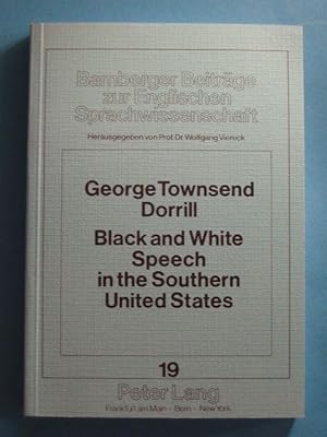 Black and White Speech in the Southern United States.