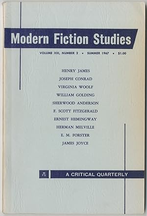 Seller image for Modern Fiction Studies - Summer 1967 (Volume XIII, Number 2) for sale by Between the Covers-Rare Books, Inc. ABAA