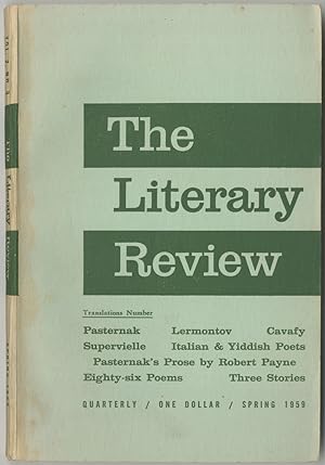 Bild des Verkufers fr The Literary Review - Spring 1959 (Volume 2, Number 3) zum Verkauf von Between the Covers-Rare Books, Inc. ABAA