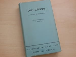 Bild des Verkäufers für Strindberg im Zeugnis der Zeitgenossen. zum Verkauf von Antiquariat Hamecher