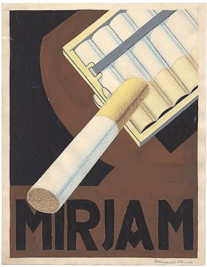 Original Design for Advertisement Poster of Mirjam Cigarette