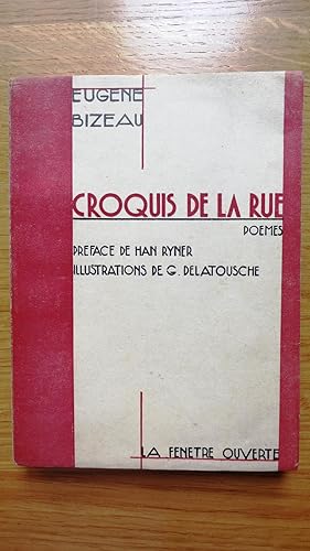 Bild des Verkufers fr Croquis de la rue. Pomes. Prface de Han Ryner. zum Verkauf von PARIS-LIBRIS