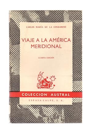Bild des Verkufers fr VIAJE A LA AMERICA MERIDIONAL zum Verkauf von Libreria 7 Soles
