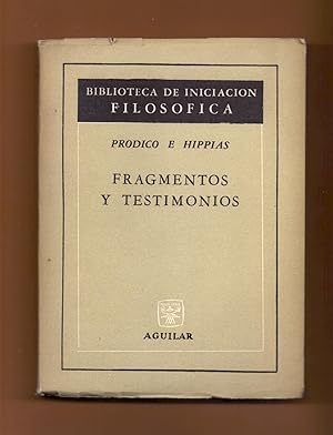 Seller image for FRAGMENTOS Y TESTIMONIOS for sale by Libreria 7 Soles