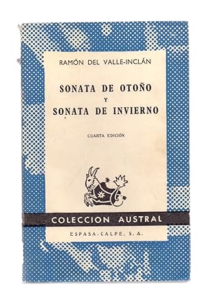 Immagine del venditore per SONATA DE OTOO Y SONATA DE INVIERNO (MEMORIAS DEL MARQUES DE BRADOMIN) venduto da Libreria 7 Soles
