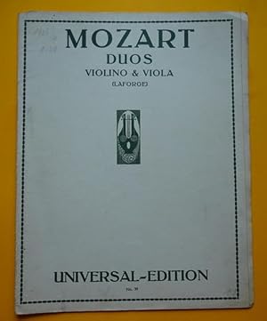 Duos für Violine und Viola ( pour Violon et Alto / för Violin and Viola K.V. 423/424 (revid. v. T...