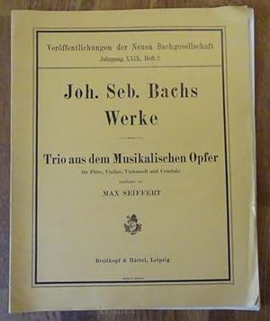 Johann Sebastians Werke (Trio aus dem Musikalischen Opfer für Flöte, Violine, Violoncell und Cemb...