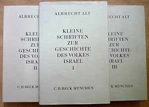 Kleine Schriften zur Geschichte des Volkes Israel (Band 1, Band 2 und Band 3 cplt.)