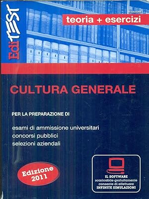 Immagine del venditore per Cultura generale teoria +esercizi venduto da Librodifaccia