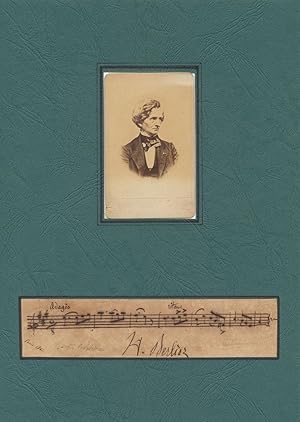 "Roméo et Juliette" - Autograph Musical Quotation with CDV Photograph