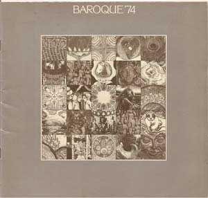 Seller image for Baroque '74: The Museum of Contemporary Crafts of the American Crafts Council, January 18-March 17, 1974 [Exhibit Catalog] for sale by Cat's Cradle Books