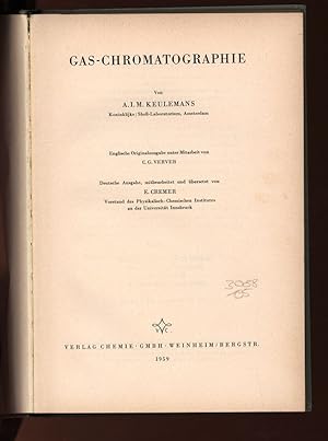 Seller image for Gas-Chromatographie. for sale by Antiquariat Bookfarm
