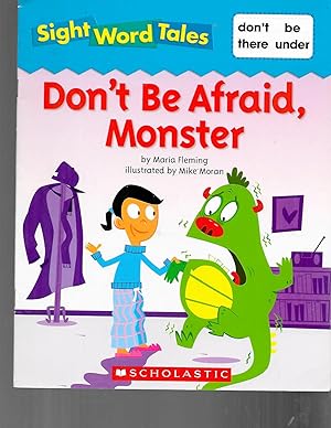 Imagen del vendedor de Don't Be Afraid, Monster (Sight Word Tales: don't, be, there, under) a la venta por TuosistBook