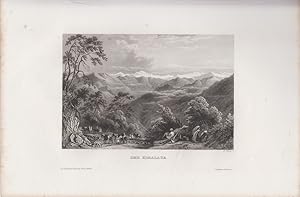 Orig Stahlstich Asien - Der Himalaya.