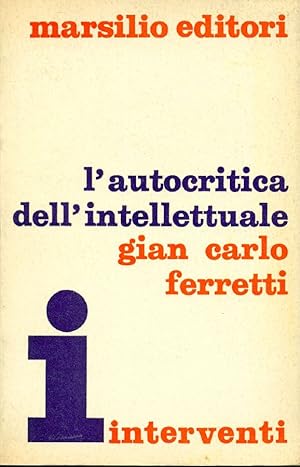 L'autocritica dell'intellettuale