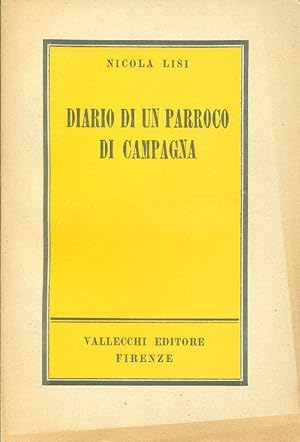 Bild des Verkufers fr Diario di un parroco di campagna zum Verkauf von Studio Bibliografico Marini