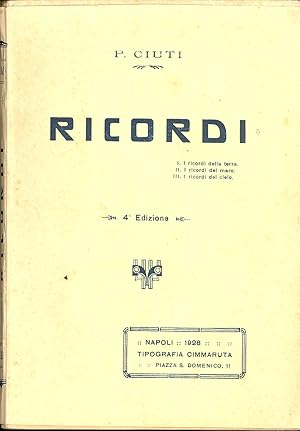 Bild des Verkufers fr Ricordi zum Verkauf von Studio Bibliografico Marini