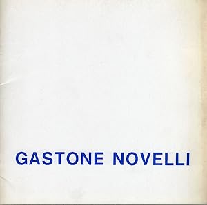 Bild des Verkufers fr Gastone Novelli zum Verkauf von Studio Bibliografico Marini
