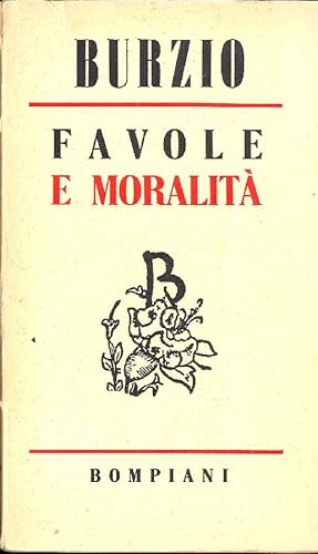 Bild des Verkufers fr Favole e moralit zum Verkauf von Studio Bibliografico Marini