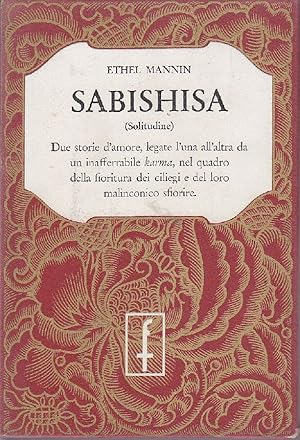 Seller image for Sabishisa (Solitidine) for sale by Studio Bibliografico Marini