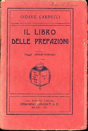 Seller image for Il libro delle prefazioni for sale by Studio Bibliografico Marini