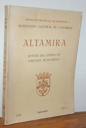 Imagen del vendedor de ALTAMIRA. Revista del Centro de Estudios Montaeses. 1971, Vol 2 a la venta por EL RINCN ESCRITO