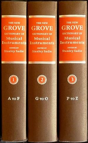 The New Grove dictionary of Musical Instruments. 3 Volumes (complete).